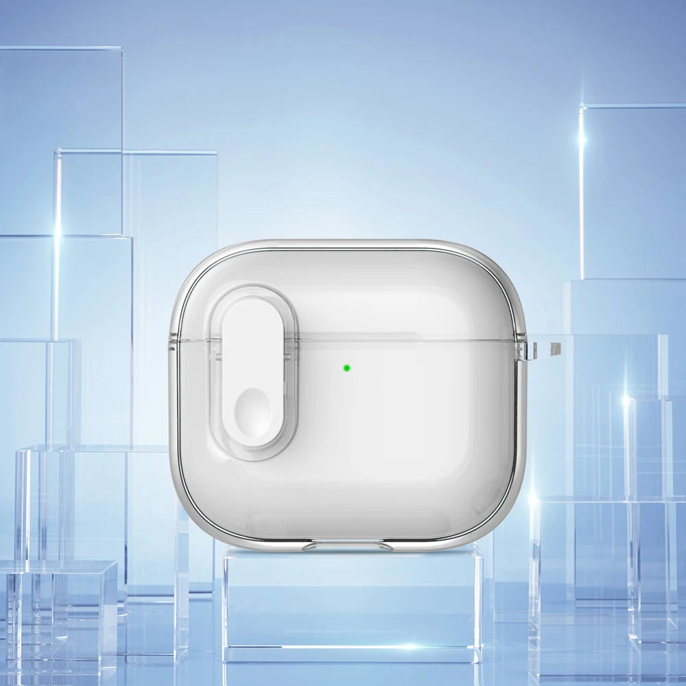 Clear Soft TPU & PC Shockproof Case for AirPods 4