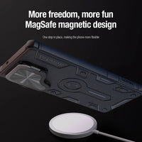 Samsung Galaxy S25 Ultra Magnetic Armor Case with Wireless Charging