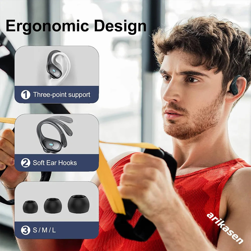 Arikasen Over-Ear Design Wireless Earbuds