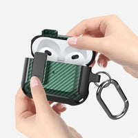Luxury TPU+PC Earphone Case Box for AirPods
