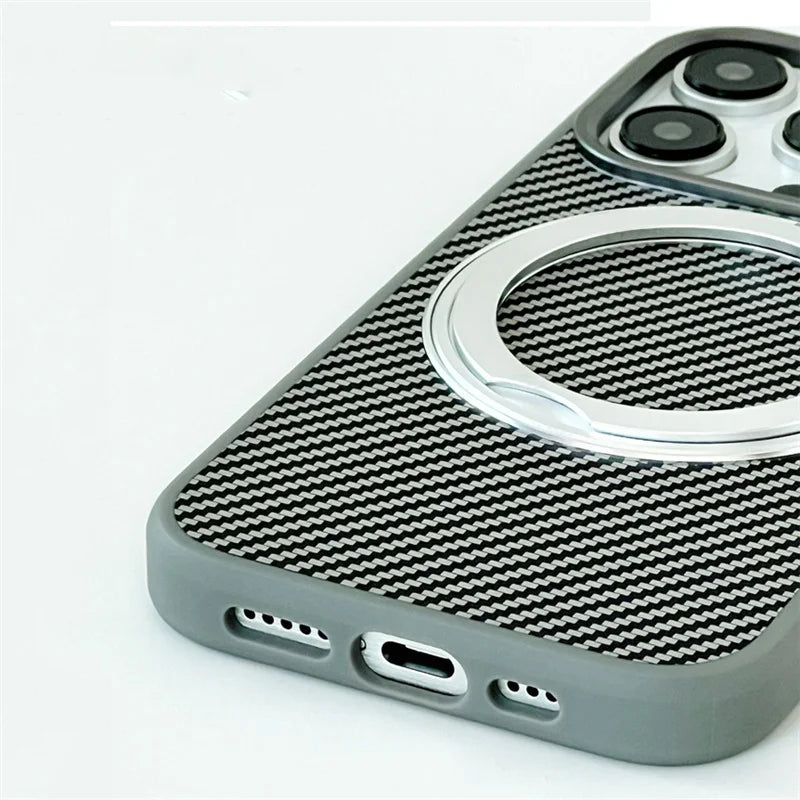 Rotating Magnetic Ring Holder MagSafe Case for iPhone 15 Series