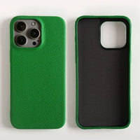 Full Grain Genuine Leather Phone Case for iPhone 15 Series