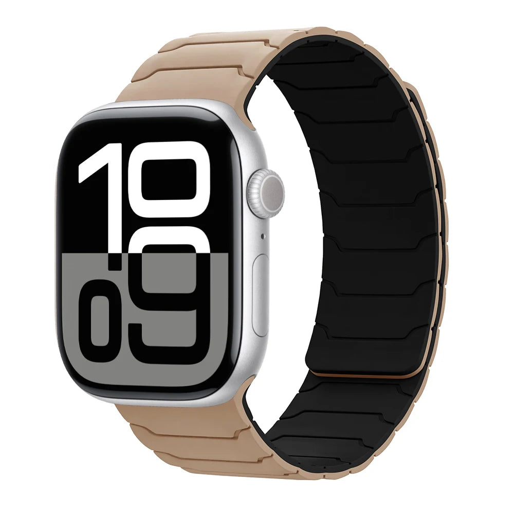 Flexible Silicone Magnetic Strap for Apple Watch