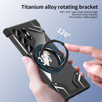 Lens Metal Protector Magnetic Phone Case for Samsung Galaxy S23 Ultra