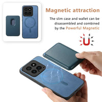 2-in-1 Detachable Leather Magnetic Case for Xiaomi Redmi Note 13 Series