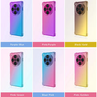 Shockproof Transparent Gradient TPU Case for OPPO Find X8 Series