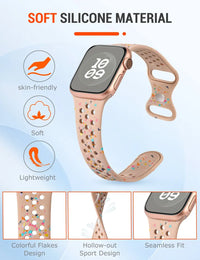 Recycled Sport Soft Silicone Band for Apple Watch