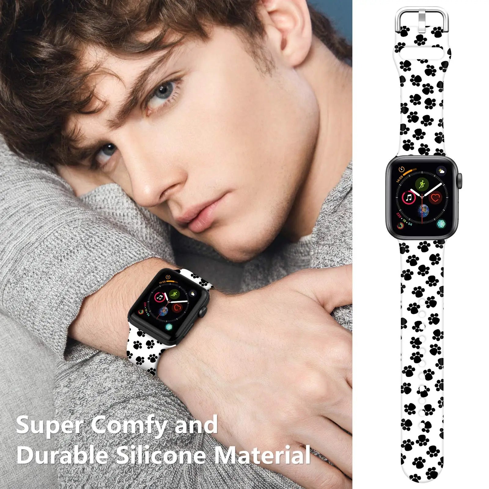 Charming Printed Strap for Apple Watch