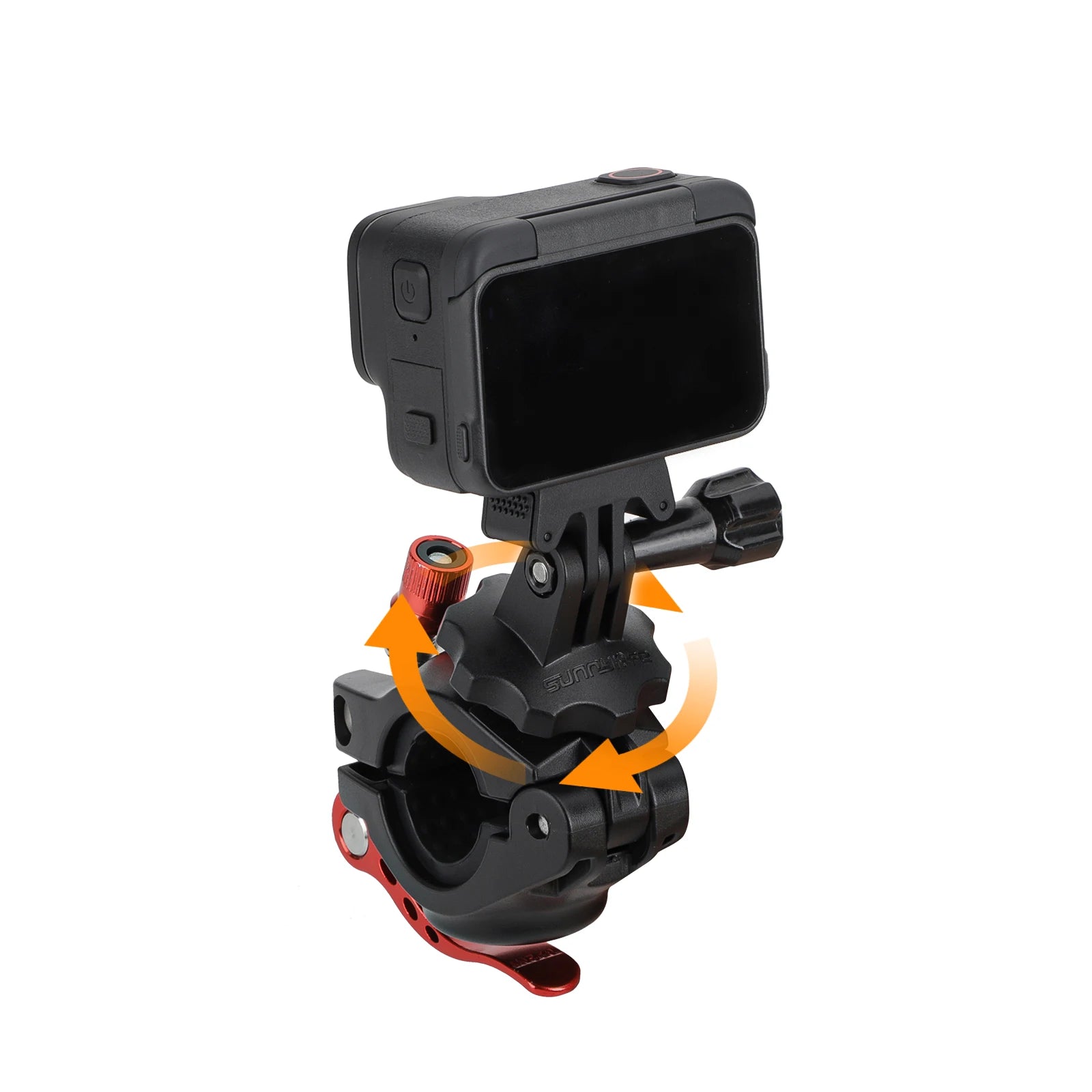 Bike Mount with 1/4" Screw Handlebar Holder for Action Cameras