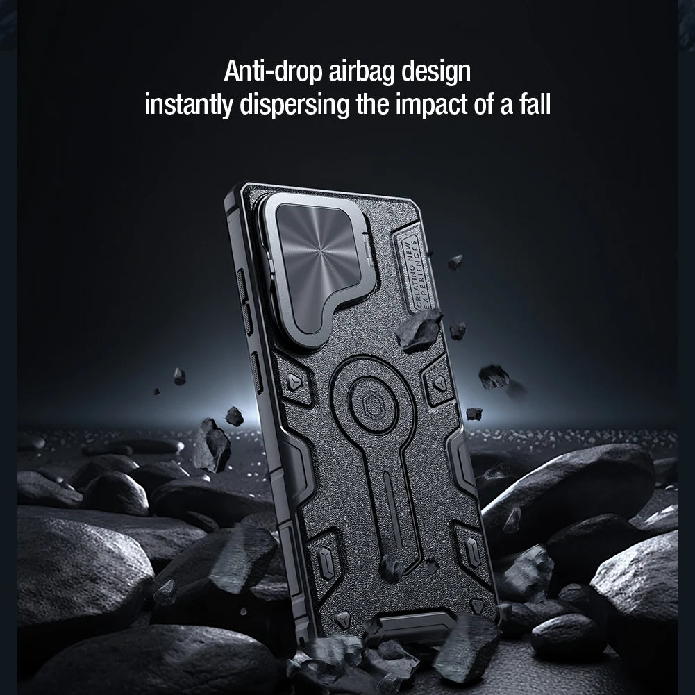 Armor Shockproof Case with Camera Protection for Samsung Galaxy S25 Ultra