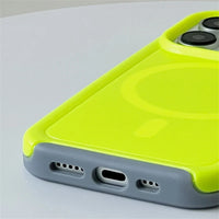 Neon Color Matte MagSafe Bumper Case for iPhone 16 Series