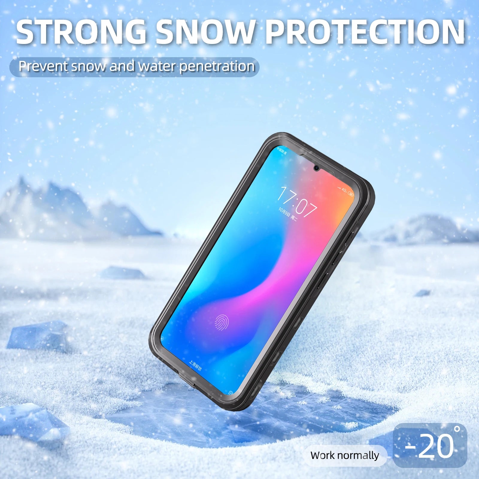 Waterproof Clear Dustproof Shockproof 360 Full Cover Case for Samsung Galaxy A55