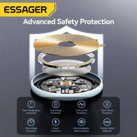 Essager 15W Magnetic Digital Display Wireless Charging Pad