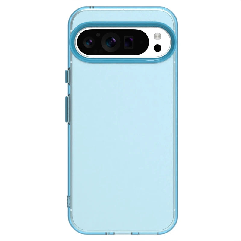 Frosted Transparent Silicone Case for Google Pixel 9 Series