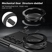 360° Rotating Magnetic Ring Case with Screen Protector for Samsung Galaxy Z Fold 6