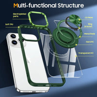 Magnetic Suction Rotating Stand Phone Case for iPhone 15 Series – Flexible Viewing & Superior Protection