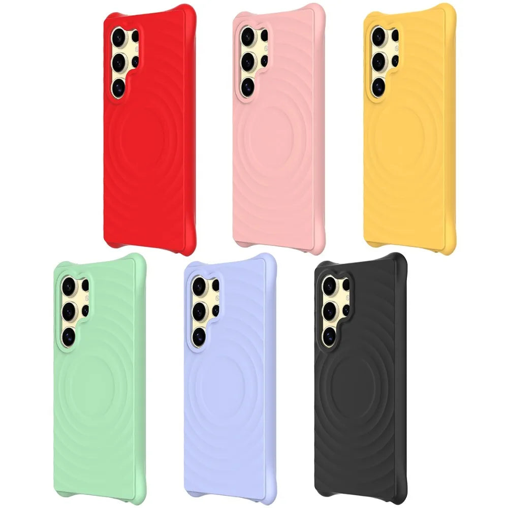 Silicone Magnetic Phone Case for Samsung Galaxy S25 Series