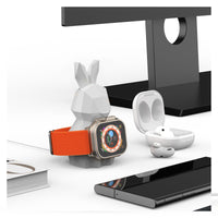 Rabbit Charger Stand Mount Silicone Dock Holder for Apple Watch