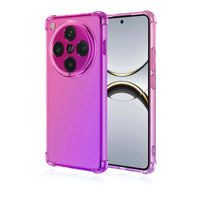 Shockproof Transparent Gradient TPU Case for OPPO Find X8 Series