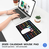 Calendar Mouse Pad with Stitched Edge