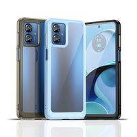 Luxury Transparent Silicone Clear Bumper Case for Motorola Moto G14