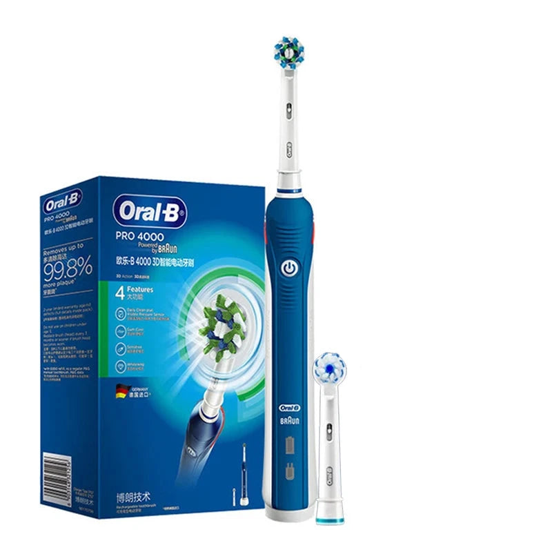 Oral-B Pro 4000 Electric Toothbrush with 3D Rotation