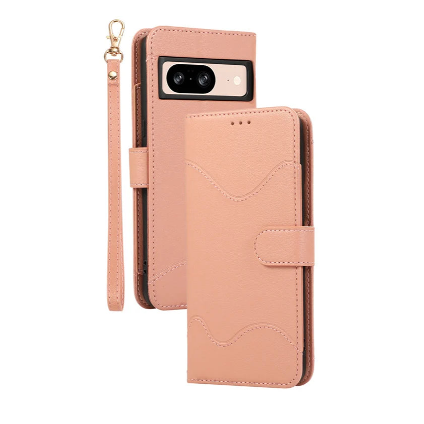Leather Flip Crossbody Wallet Phone Case with Card Slots for Google Pixel 7 Series