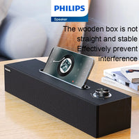 Philips SPA3808 Portable Desktop Speaker - Compact Sound with Powerful Performance