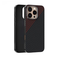 Carbon Fiber Leather MagSafe Case with Premium Protection for iPhone 16 Series