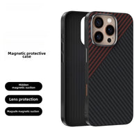 Carbon Fiber Leather MagSafe Case with Premium Protection for iPhone 16 Series