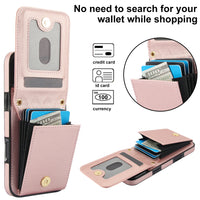 Crossbody Lanyard Wallet Case with Card Holder and Kickstand for iPhone 16 Series