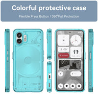 Shockproof Candy Color Soft Silicone Transparent Bumper Case for Nothing Phone 2