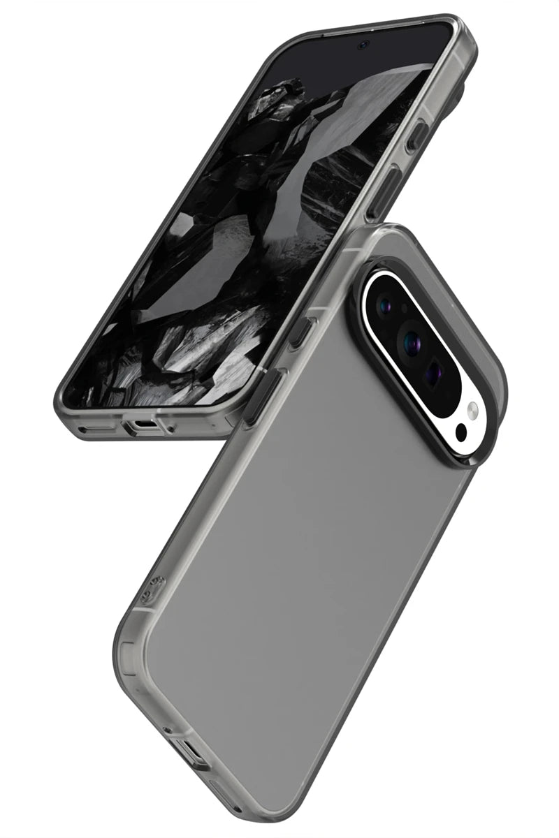 Frosted Transparent Silicone Case for Google Pixel 9 Series