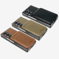 RFID Blocking Leather Wallet Case for Samsung Galaxy Z Fold 5