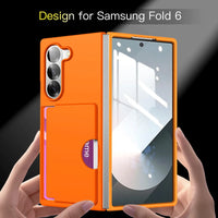 Durable Shockproof Wallet Card Holder Case for Samsung Galaxy Z Fold 5