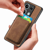 2-in-1 Detachable Card Slot Wallet Leather Magnetic Case for Xiaomi Redmi Note 13 Series