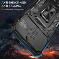 Shockproof Magnetic Phone Case with Metal Bracket for iPhone 15 Series