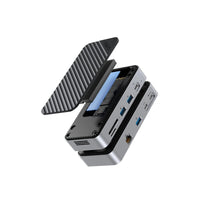 ORICO M2P7 USB-C Hub and M.2 NVMe/SATA SSD Enclosure with Cooling Fan