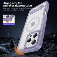 Shockproof Luxury Matte MagSafe Bumper Case with Invisible Stand for iPhone 16 Series