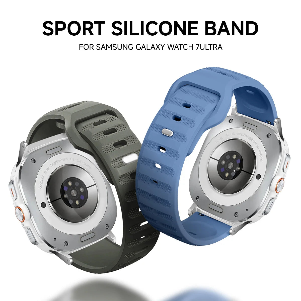 Quick Fit Sports Silicone Strap for Samsung Galaxy Watch Ultra