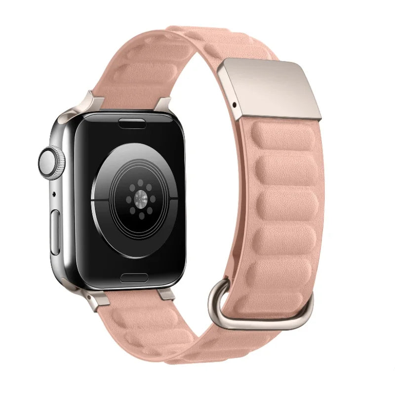 Premium Silicone Strap with Magnetic Buckle for Apple Watch