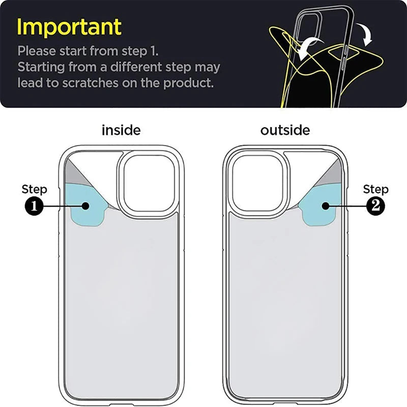 Luxury Hybrid Hard Clear Case for iPhone 15 Series