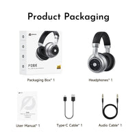 Picun P28X Over-Ear Bluetooth 5.3 Headphones