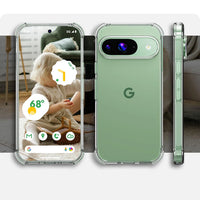 Luxury Ultra-Thin Soft Silicone Shockproof Clear Case for Google Pixel 9 Series – Sleek & Protective