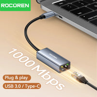 Rocoren USB 3.0 1000Mbps Ethernet Adapter