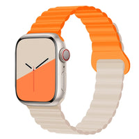 Lightweight Silicone Magnetic Band for Apple Watch