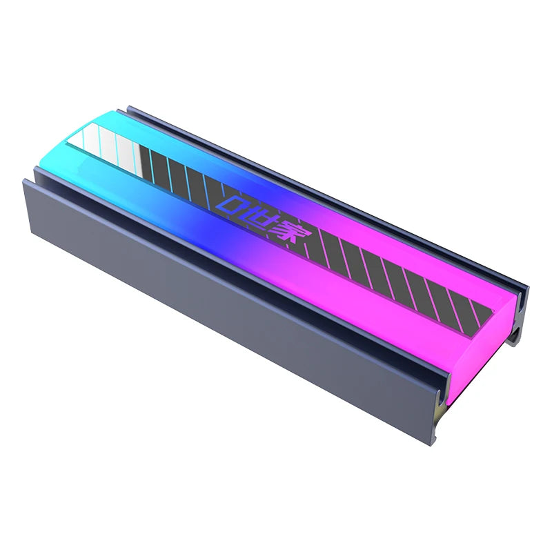 TEUCER M.2 NVMe 2280 ARGB SSD Cooler Heatsink – Maximum Performance, Cool Style