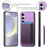 Detachable Wireless Charging Magnetic Wallet Leather Case for Samsung Galaxy S23 Series