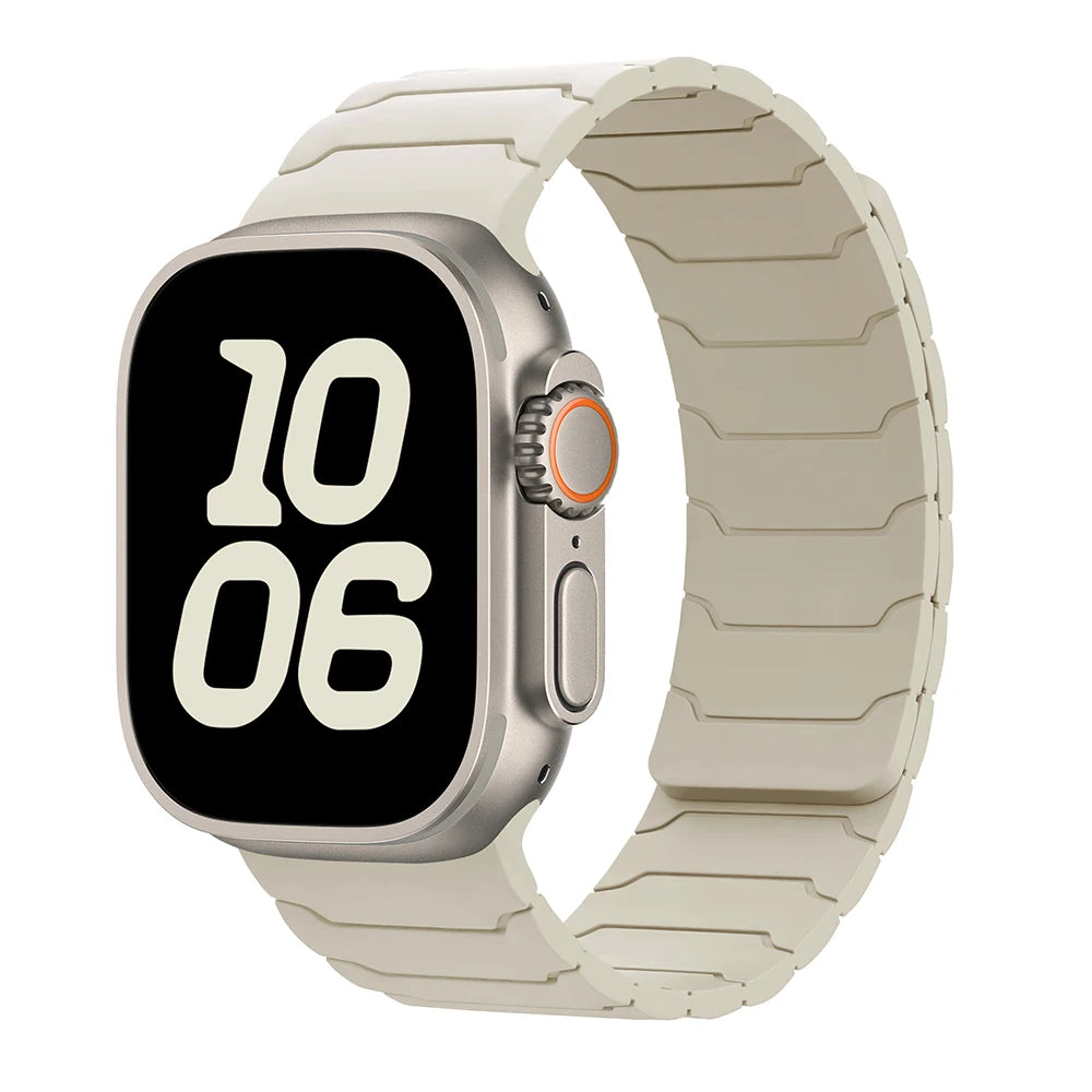 Flexible Silicone Magnetic Strap for Apple Watch