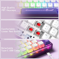 Womier WK61 61-Key Hot-Swappable Mechanical Keyboard